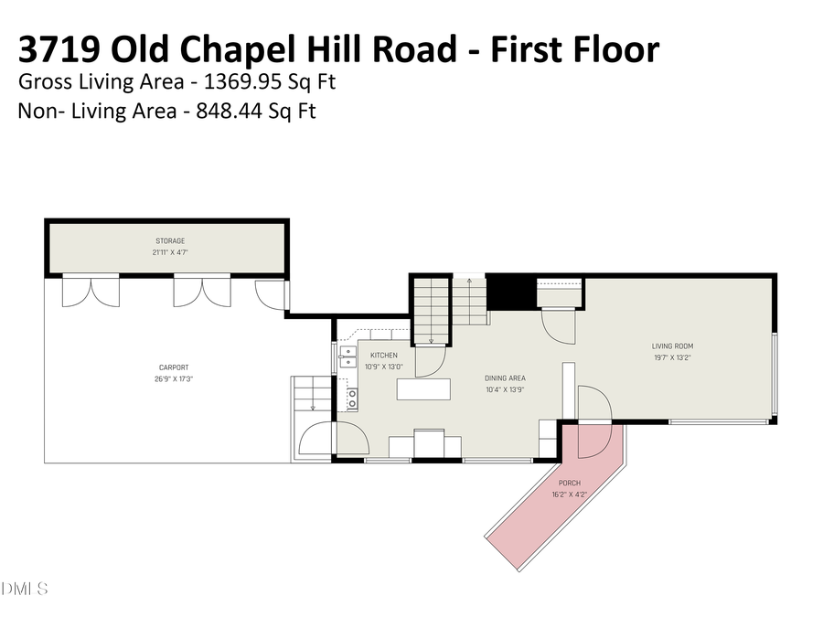 3719 Old Chapel Hill Road, Durham, NC 27707 - #2