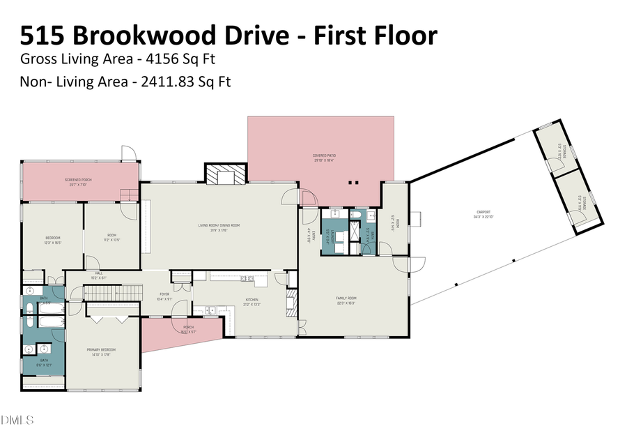 515 Brookwood Drive, Durham, NC 27707 - #2
