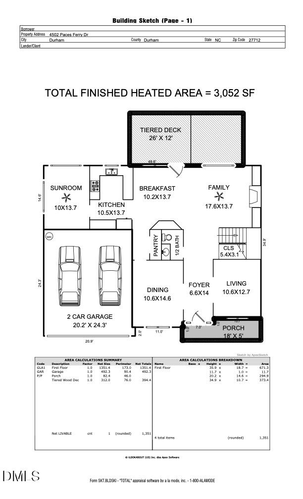 4502 Paces Ferry Drive, Durham, NC 27712 - #2