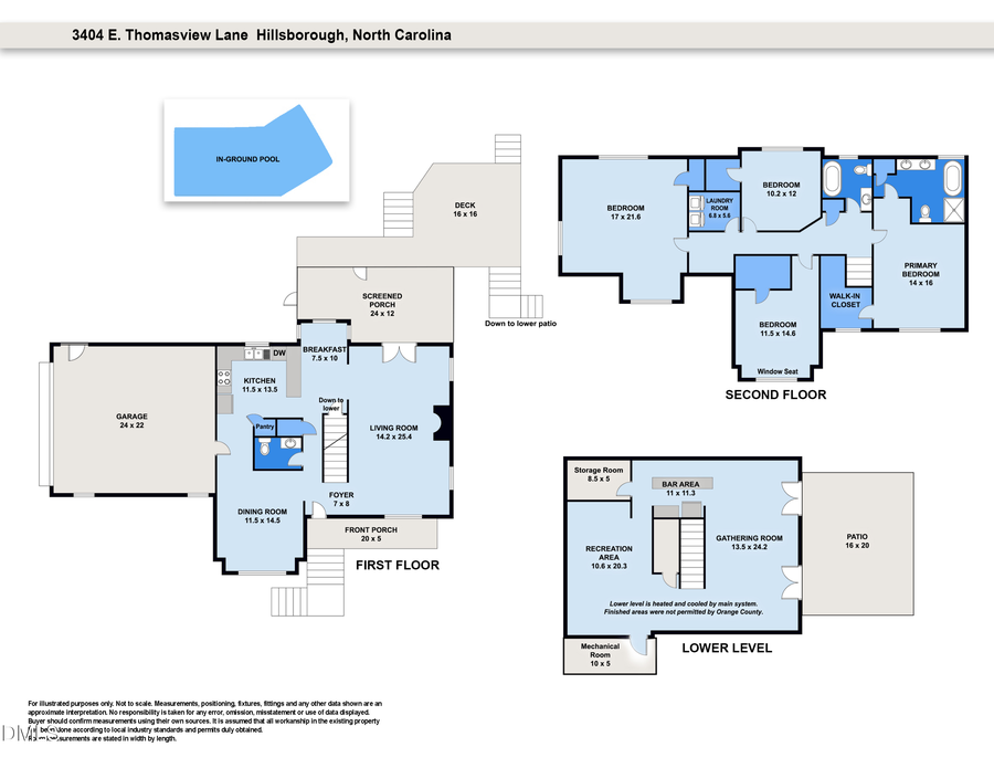 3404 E Thomasview Drive, Hillsborough, NC 27278 - #2