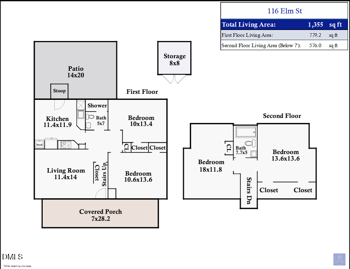 116 Elm Street, Carrboro, NC 27510 - #2
