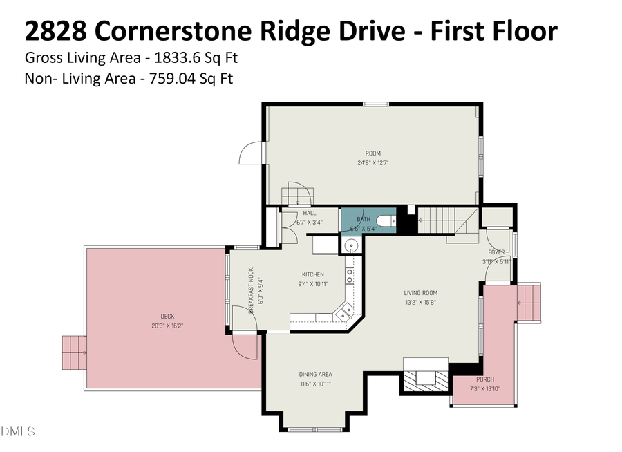 2828 Cornerstone Ridge Drive, Apex, NC 27539 - #2