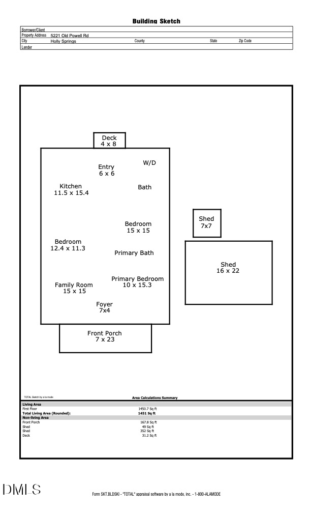 5221 Old Powell Road, Holly Springs, NC 27540 - #2