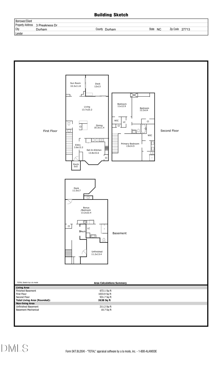 3 Preakness Drive, Durham, NC 27713 - #2
