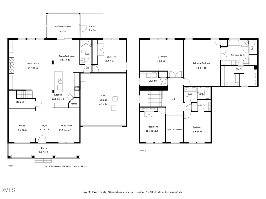 2616 Nordmann Fir Road, Raleigh, NC 27616 - #2