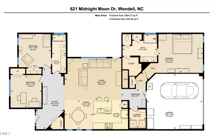 621 Midnight Moon Drive, Wendell, NC 27591 - #2