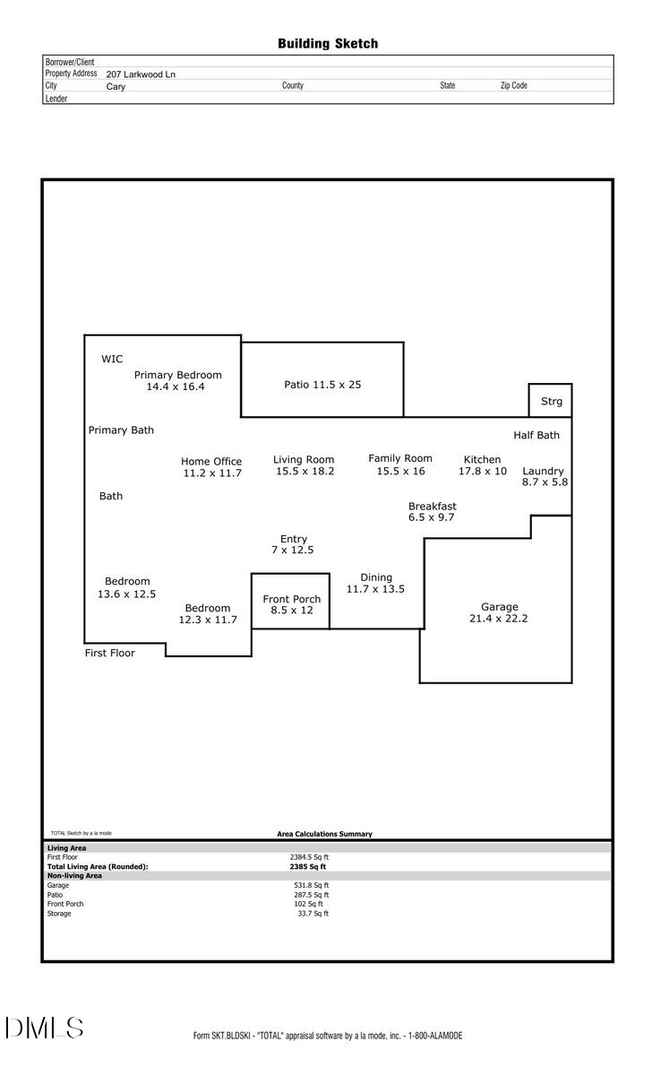 207 Larkwood Lane, Cary, NC 27518 - #2