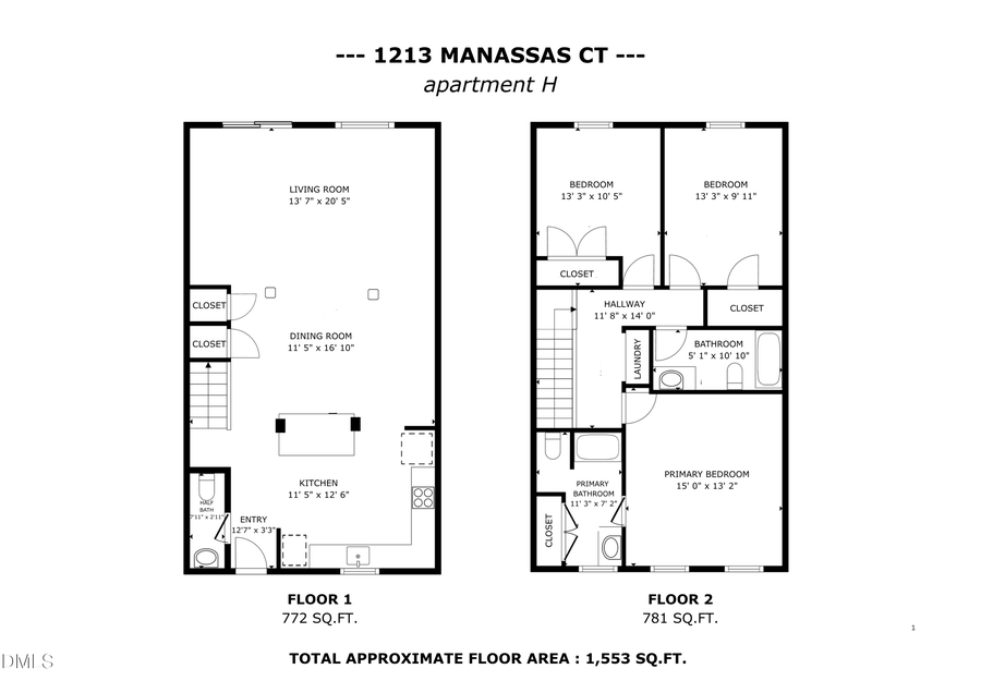 1213 Manassas Court #H, Raleigh, NC 27609 - #2