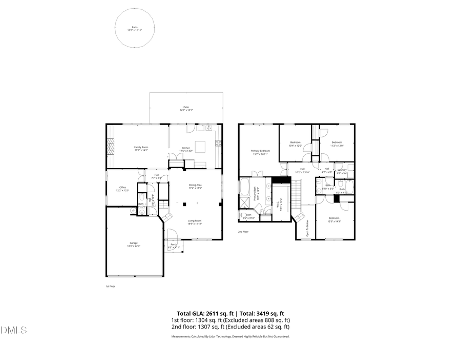 12520 Honeychurch Street, Raleigh, NC 27614 - #2