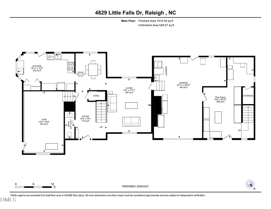 4829 Little Falls Drive, Raleigh, NC 27609 - #2