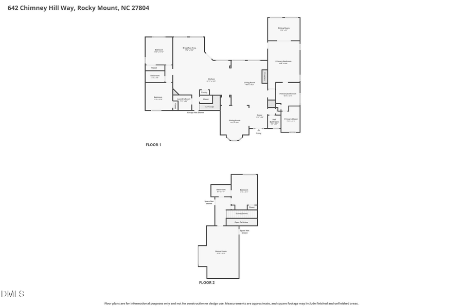 642 Chimney Hill Way, Rocky Mount, NC 27804 - #2