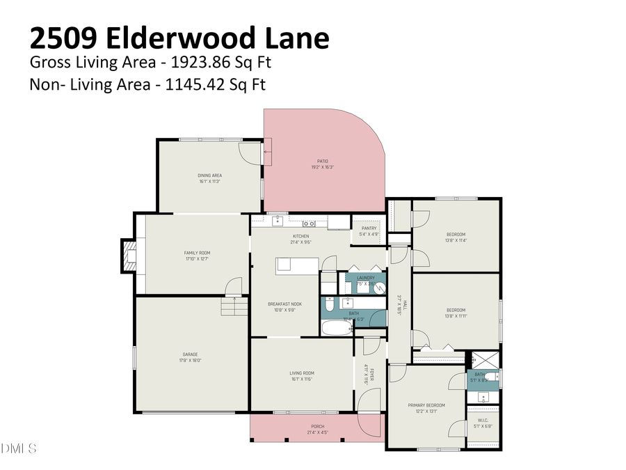 2509 Elderwood Lane, Burlington, NC 27215 - #2