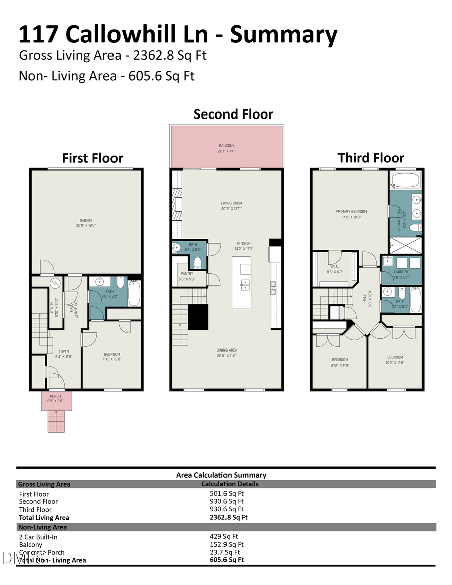 117 Callowhill Lane, Durham, NC 27713 - #2