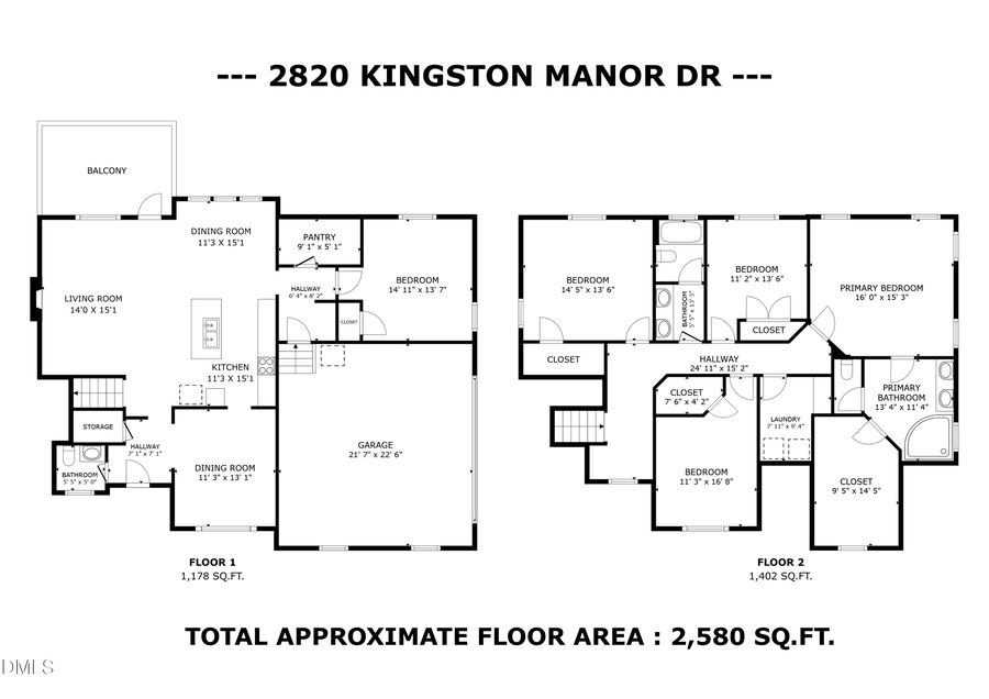 2820 Kingston Manor Drive, Wake Forest, NC 27587 - #2