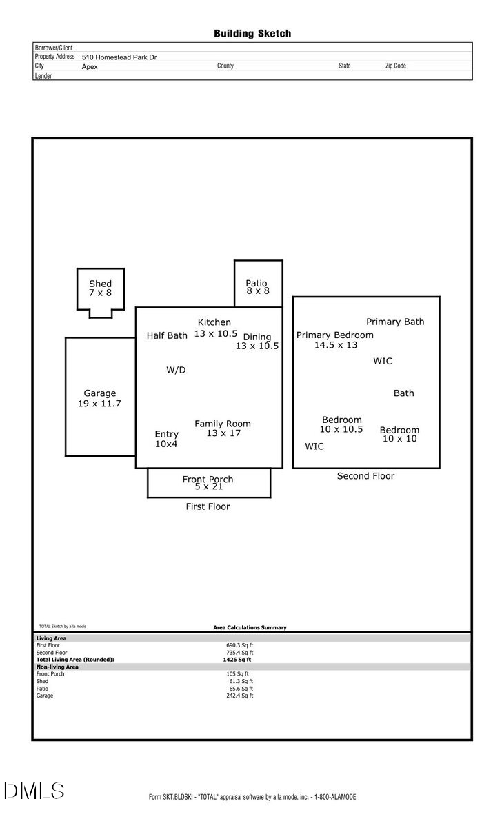 510 Homestead Park Drive, Apex, NC 27502 - #2
