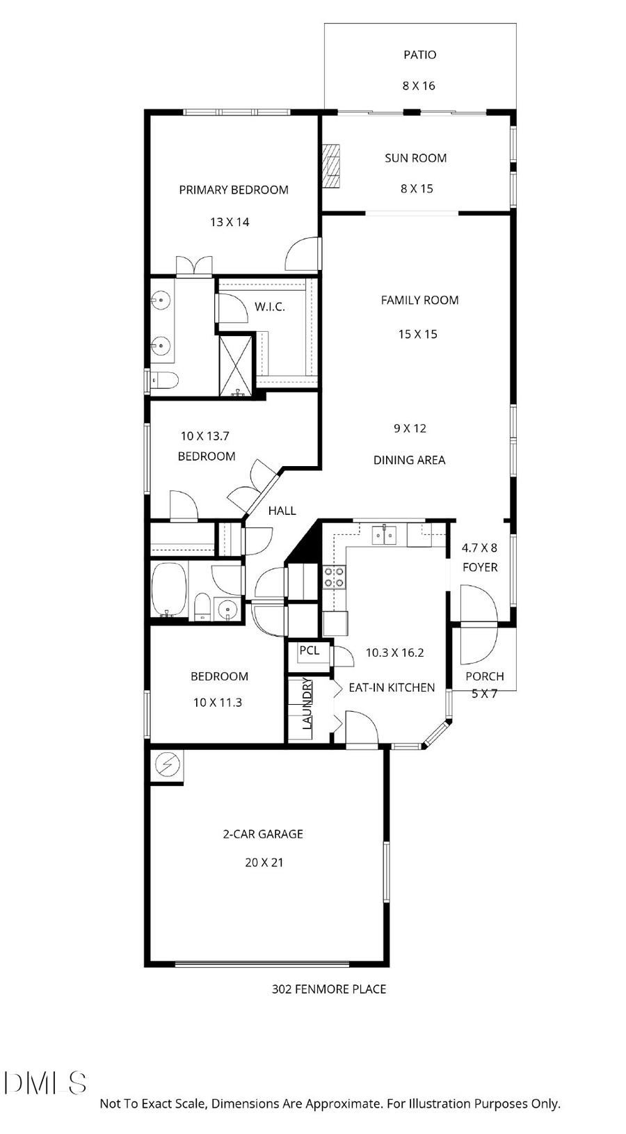 302 Fenmore Place, Cary, NC 27519 - #2