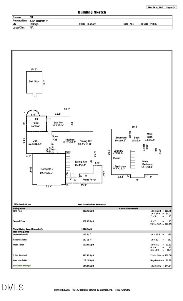5324 Bartram Place, Raleigh, NC 27617 - #2