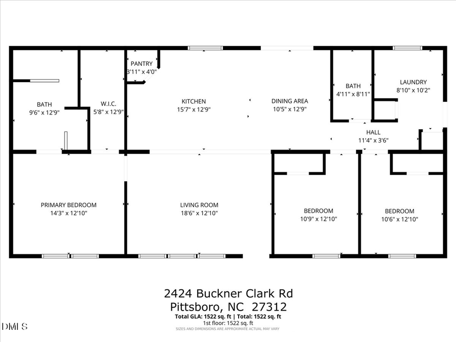 2424 Buckner Clark Road, Pittsboro, NC 27312 - #2