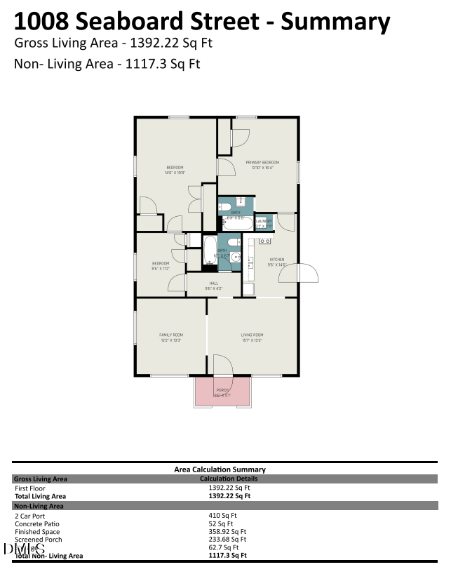 1008 Seaboard Street, Goldsboro, NC 27530 - #2