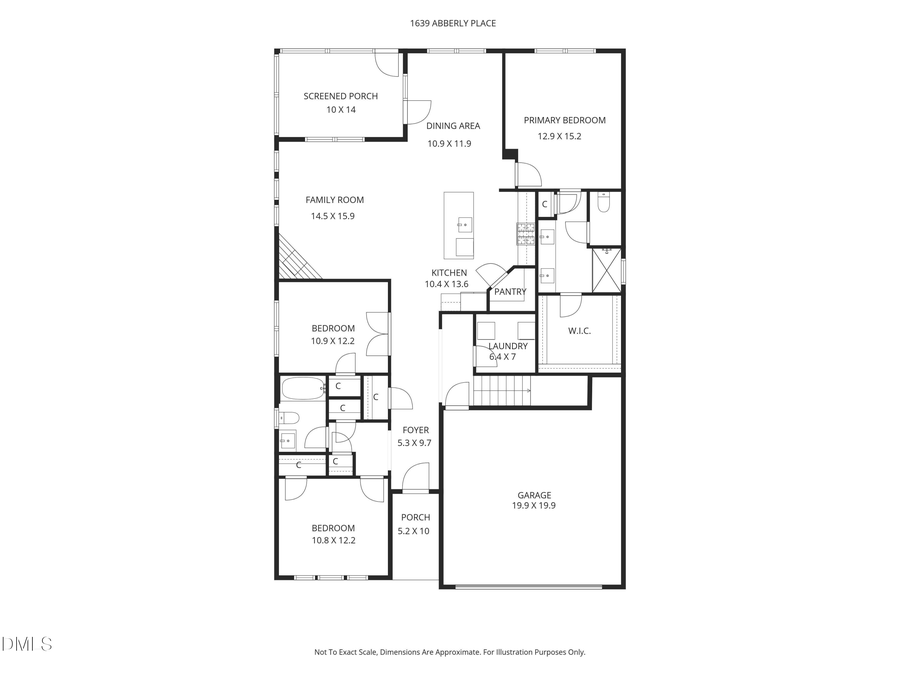 1639 Abberly Place, Graham, NC 27253 - #2