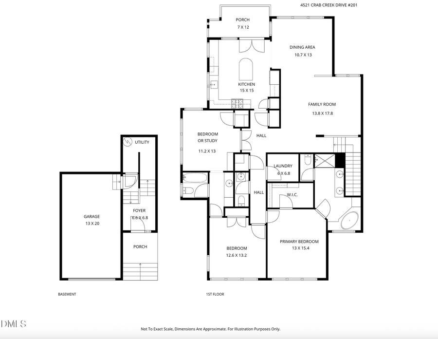 4521 Crab Creek Drive #201, Raleigh, NC 27612 - #2