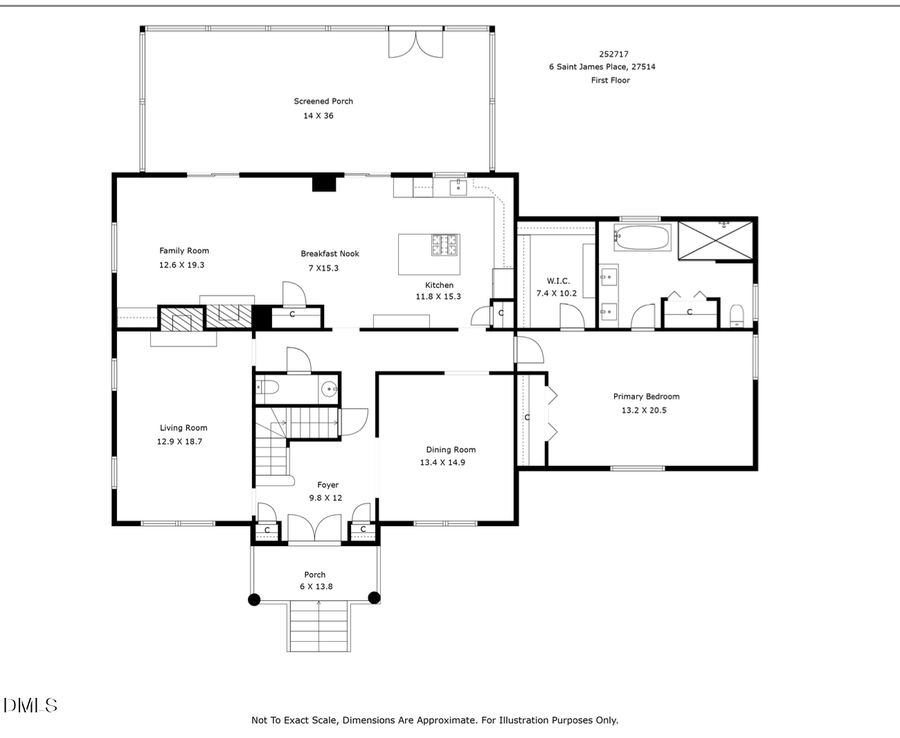 6 St James Place, Chapel Hill, NC 27514 - #2
