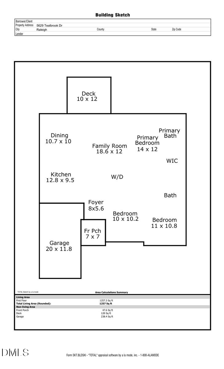 5629 Tealbrook Drive, Raleigh, NC 27610 - #2