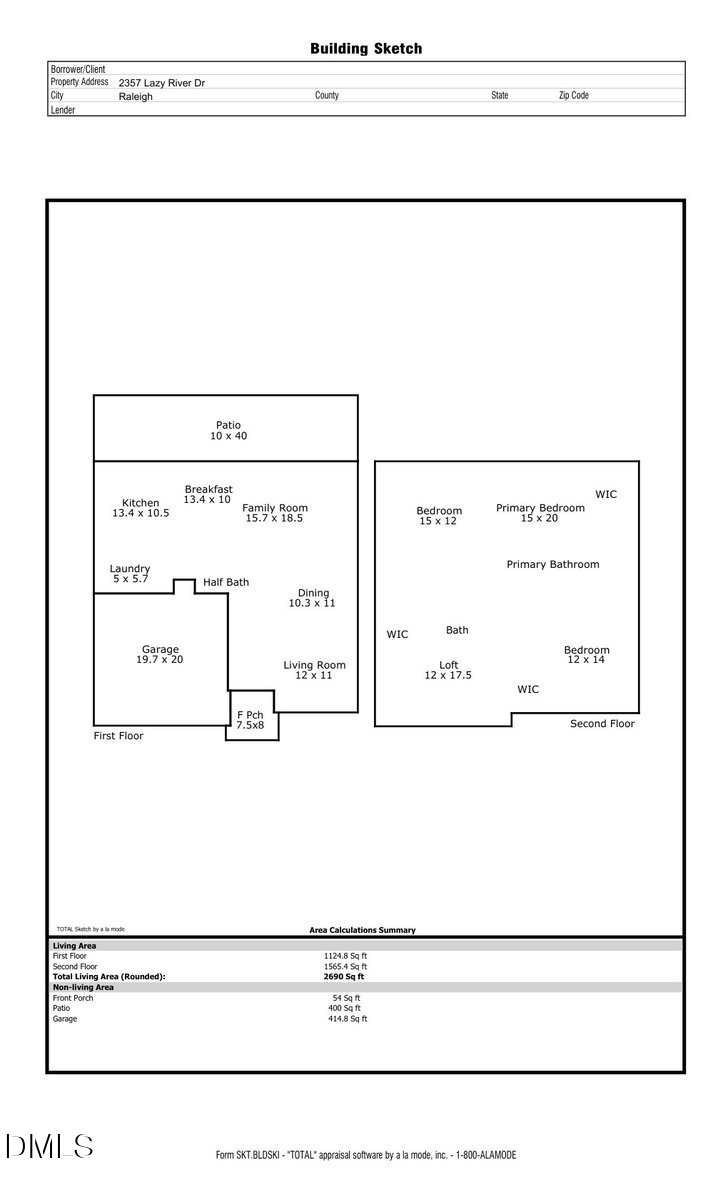 2357 Lazy River Drive, Raleigh, NC 27610 - #2