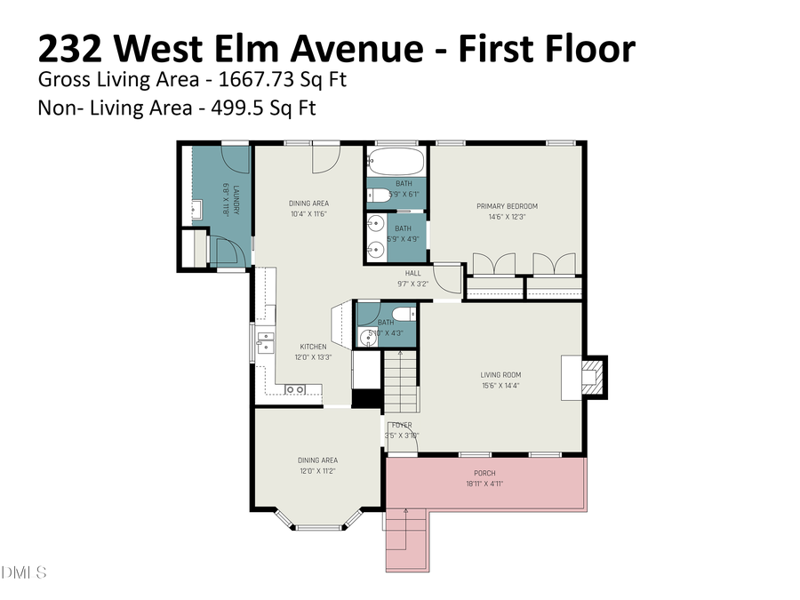 232 W Elm Avenue, Holly Springs, NC 27540 - #2