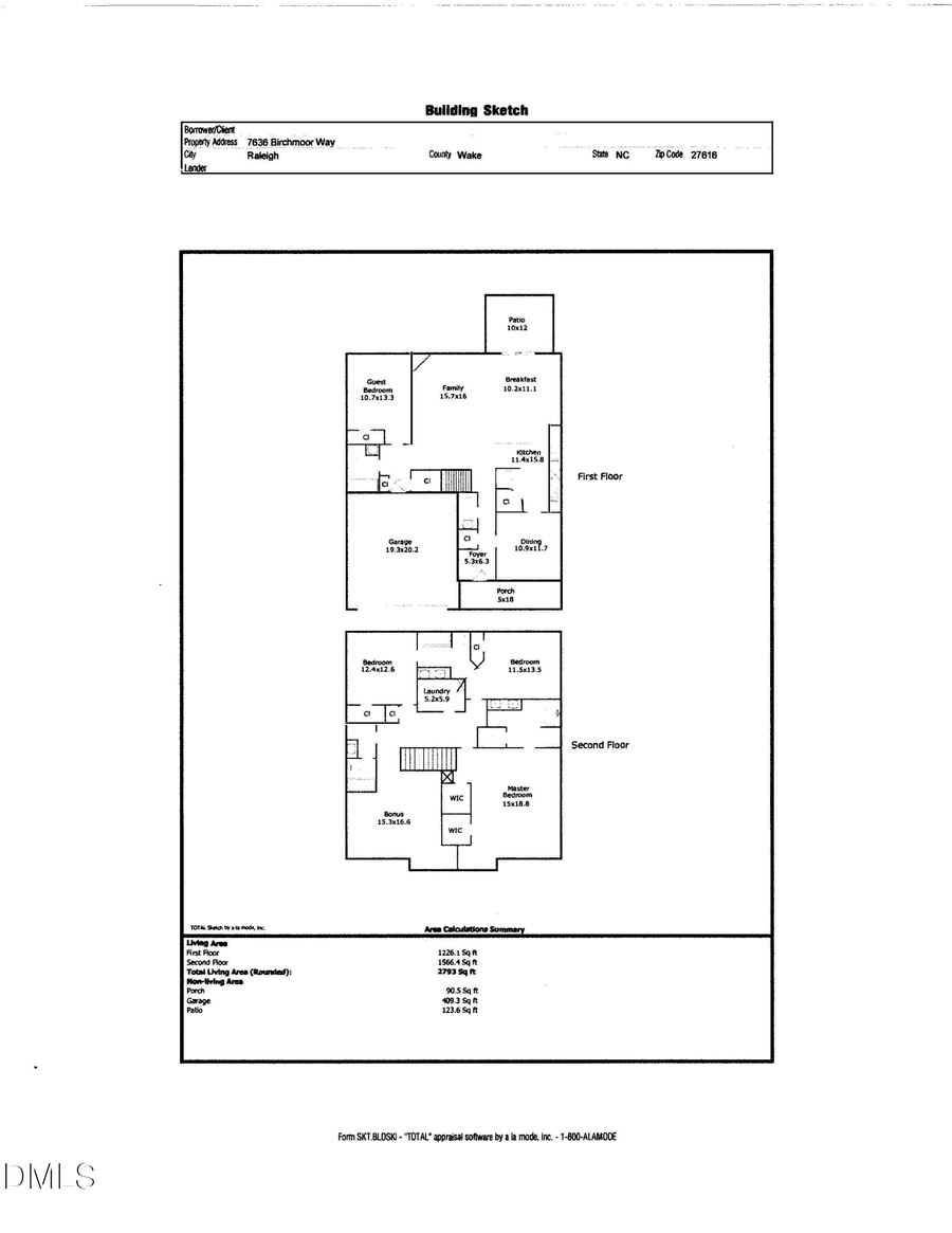 7636 Birchmoor Way, Raleigh, NC 27616 - #2