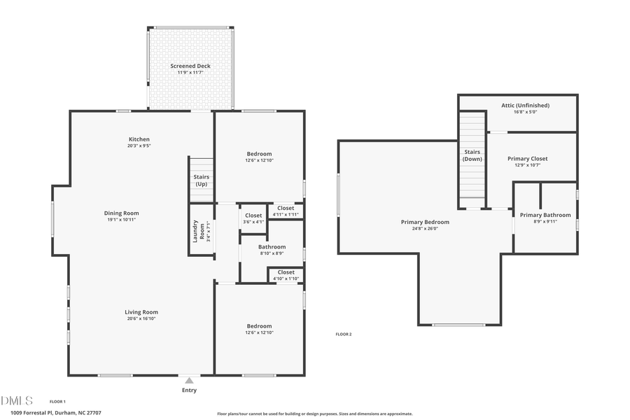 1009 Forrestal Place, Durham, NC 27707 - #2