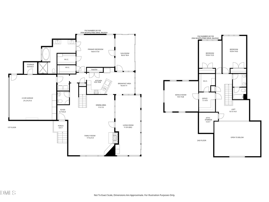 2504 Whippletree Drive, Raleigh, NC 27603 - #2