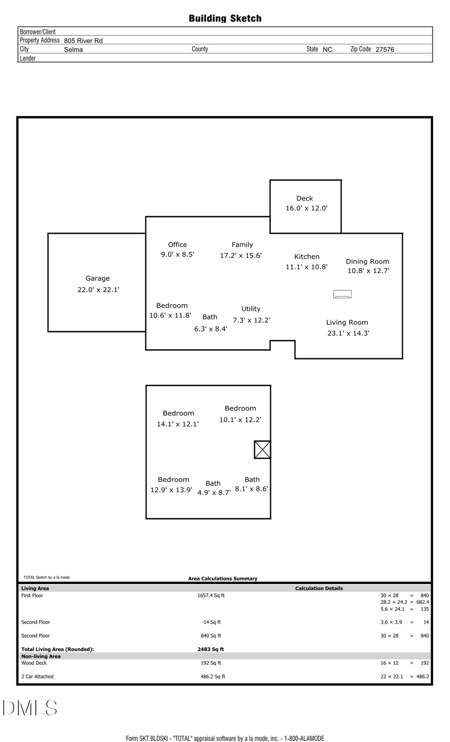 805 River Road, Selma, NC 27576 - #2