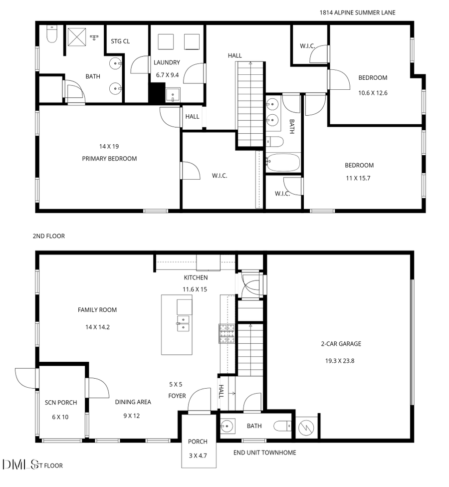 1814 Alpine Summer Lane, Apex, NC 27502 - #2
