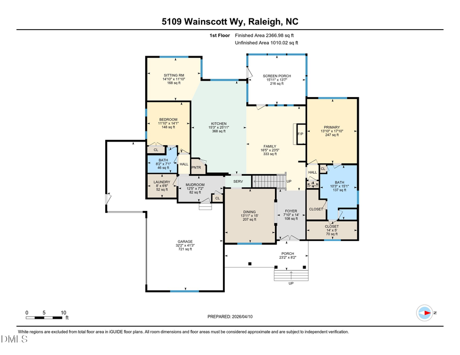 5109 Wainscott Way, Raleigh, NC 27612 - #2