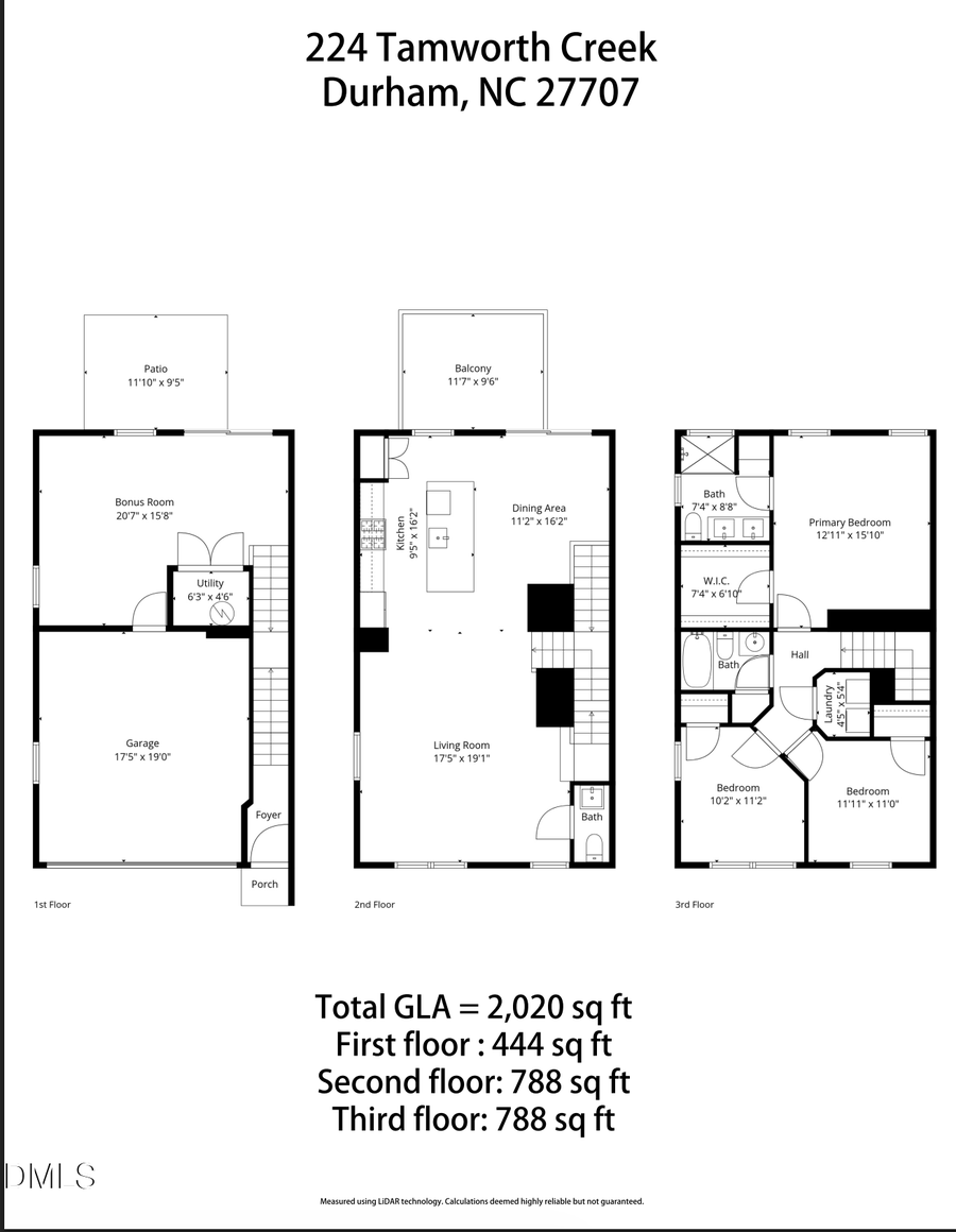 224 Tamworth Creek, Durham, NC 27707 - #2