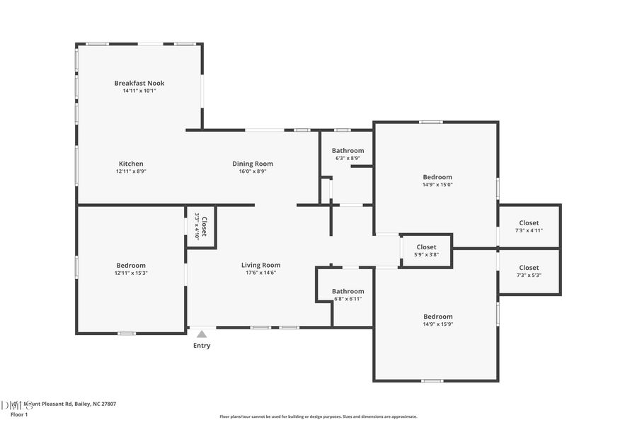 6017 Mount Pleasant Road, Bailey, NC 27807 - #2