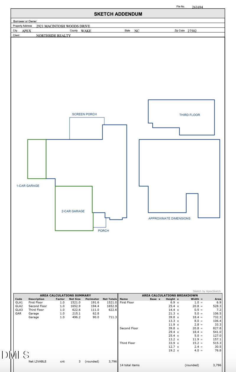 2921 Macintosh Woods Drive, Apex, NC 27502 - #2