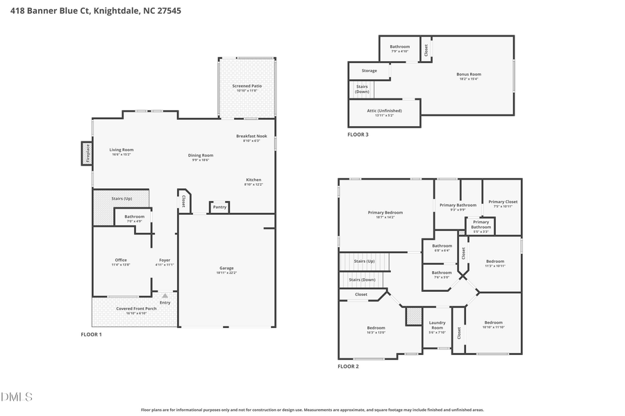 418 Banner Blue Court, Knightdale, NC 27545 - #2