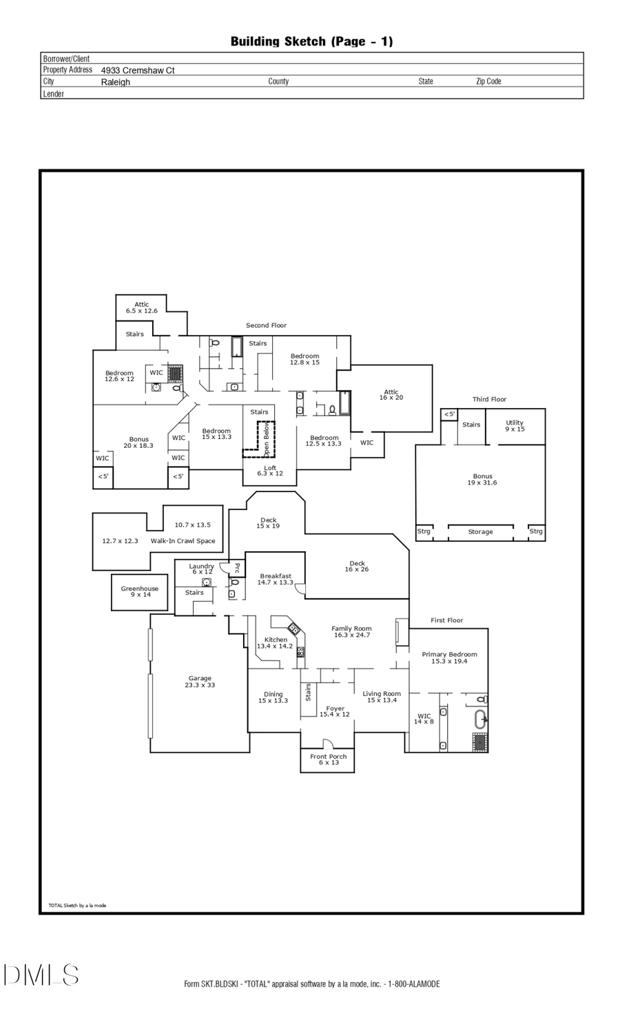 4933 Cremshaw Court, Raleigh, NC 27614 - #2