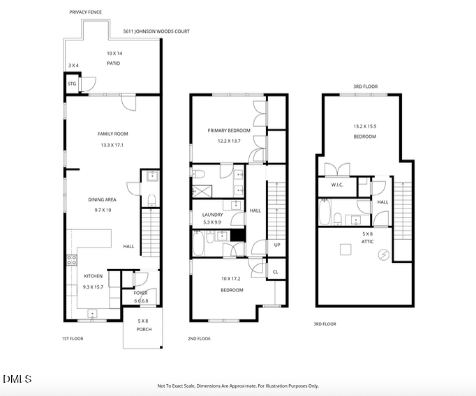 5611 Johnson Woods Court, Raleigh, NC 27609 - #2