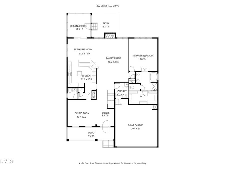 202 Briarfield Drive, Apex, NC 27502 - #2