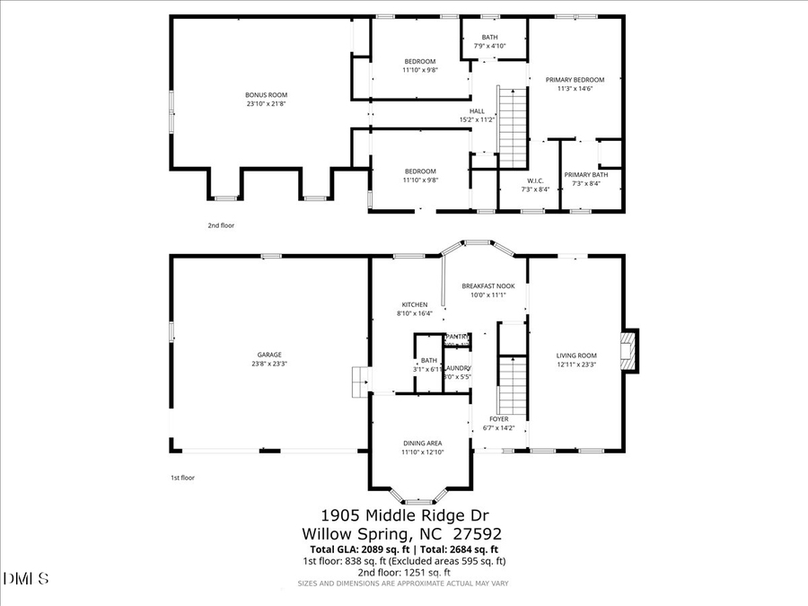 1905 Middle Ridge Drive, Willow Spring, NC 27592 - #2