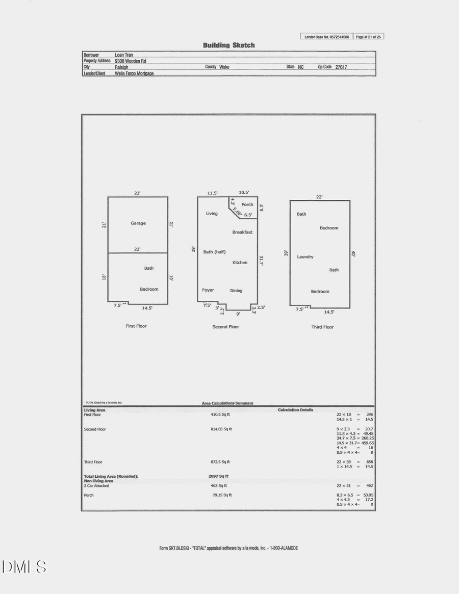 9308 Wooden Road, Raleigh, NC 27617 - #2
