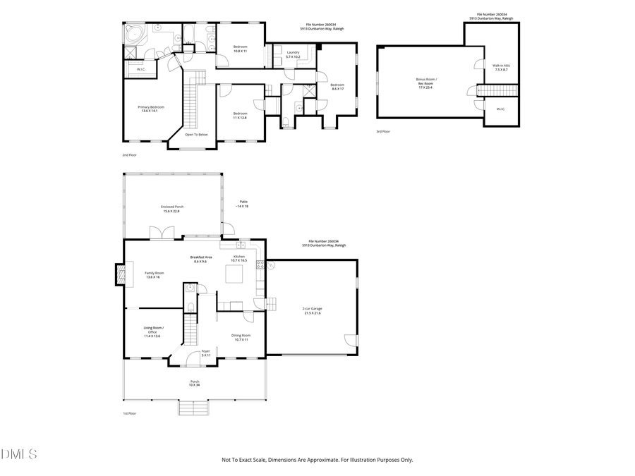 5913 Dunbarton Way, Raleigh, NC 27613 - #2