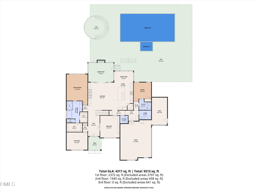 3648 Jordan Estates Way, New Hill, NC 27562 - #2