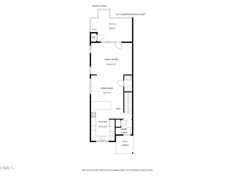 5611 Johnson Woods Court, Raleigh, NC 27609 - #2