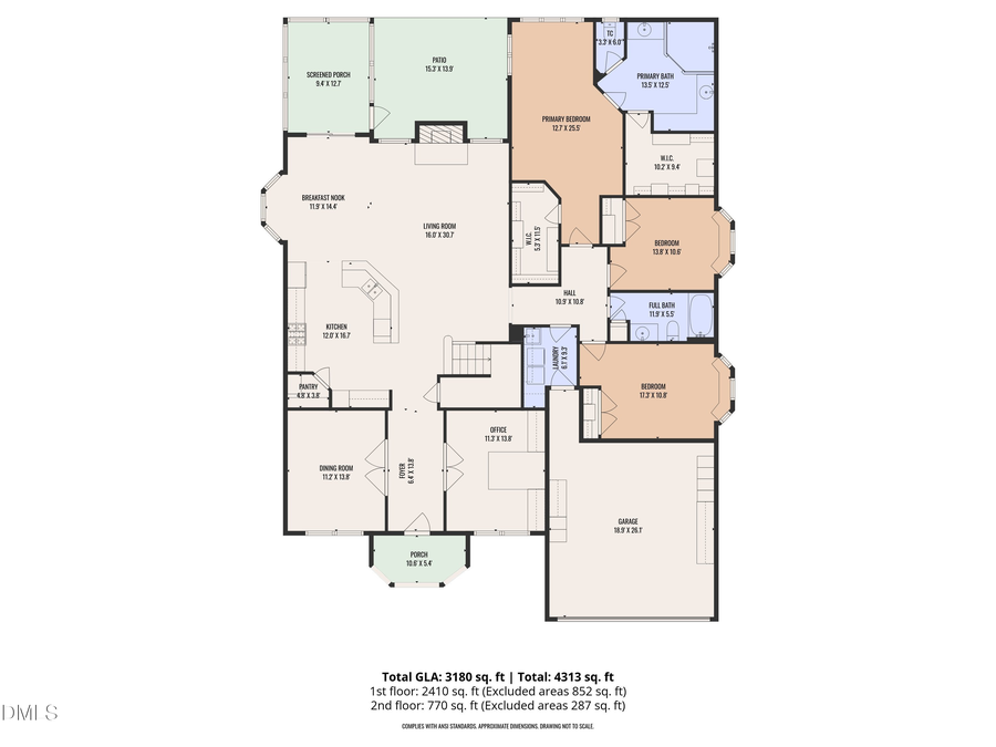 9844 Derbton Court, Raleigh, NC 27617 - #2