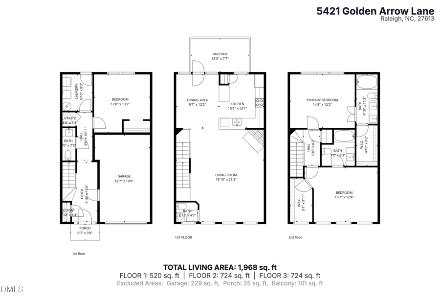 5421 Golden Arrow Lane, Raleigh, NC 27613 - #2