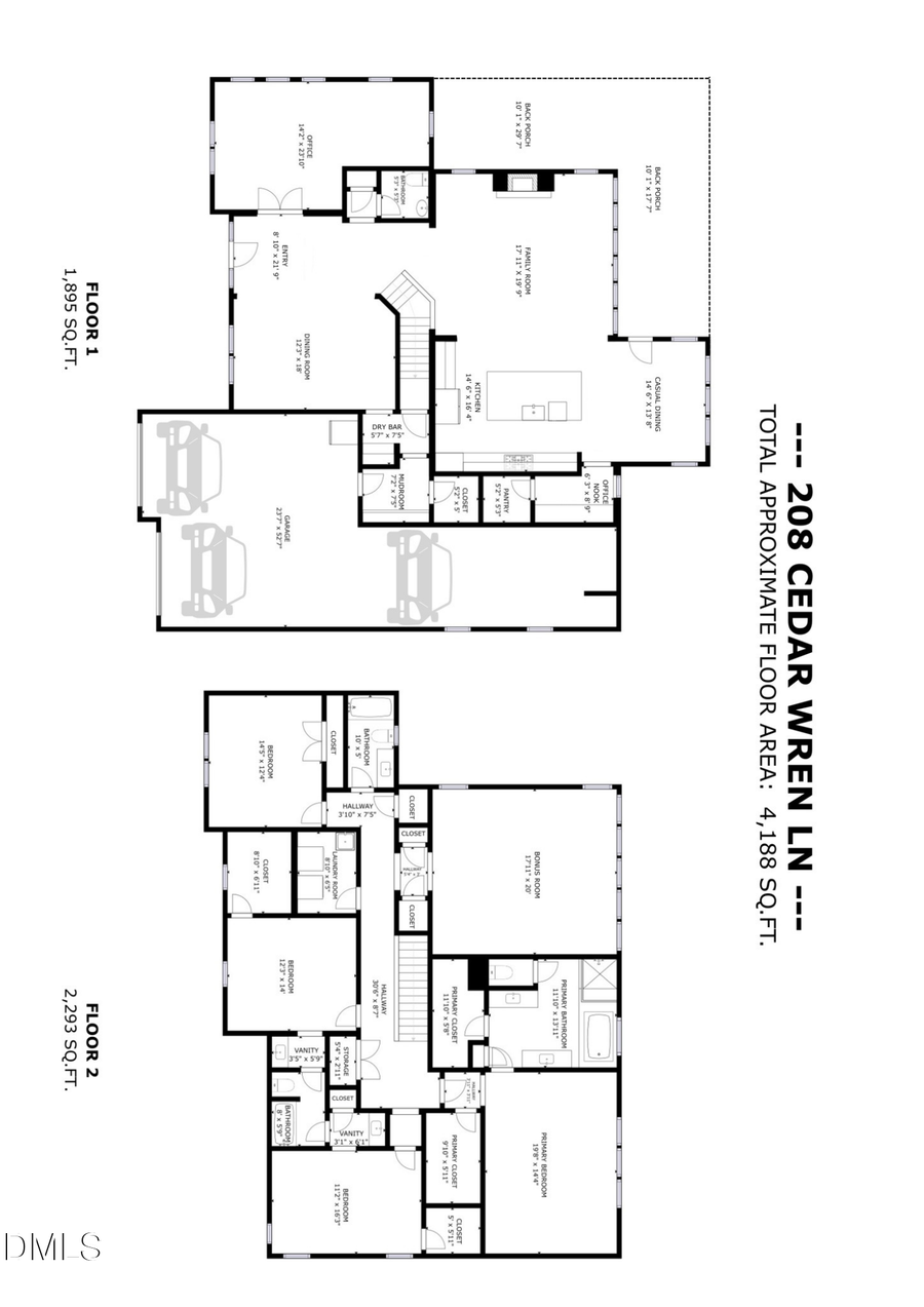208 Cedar Wren Lane, Holly Springs, NC 27540 - #2